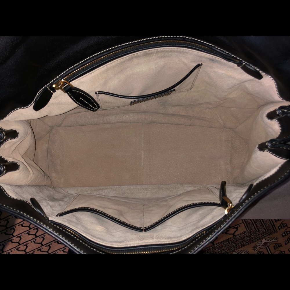 Large Prada Calfskin Leather Satchel - Picture 6 of 8